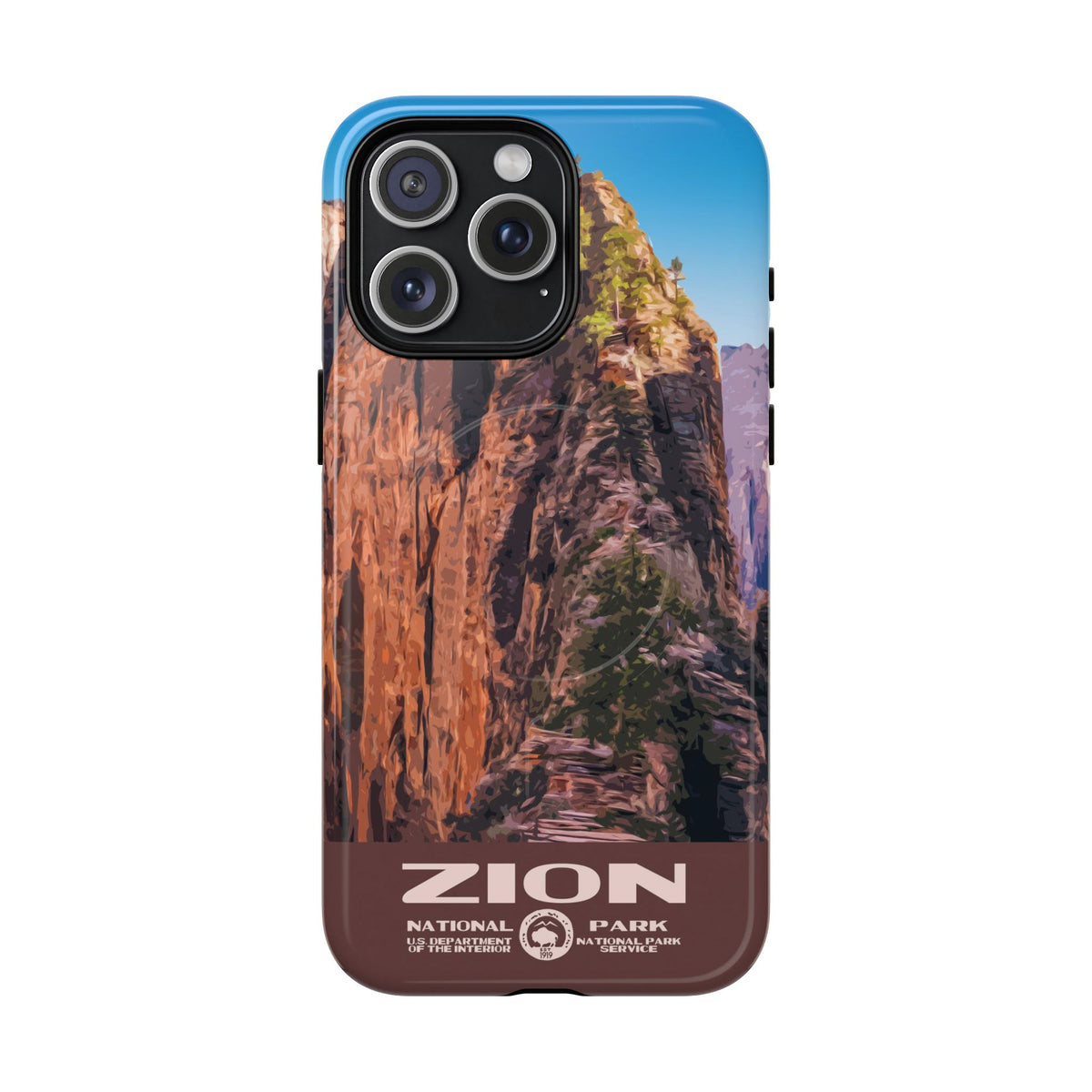 Zion National Park iPhone Case with MagSafe - Angels Landing Trail