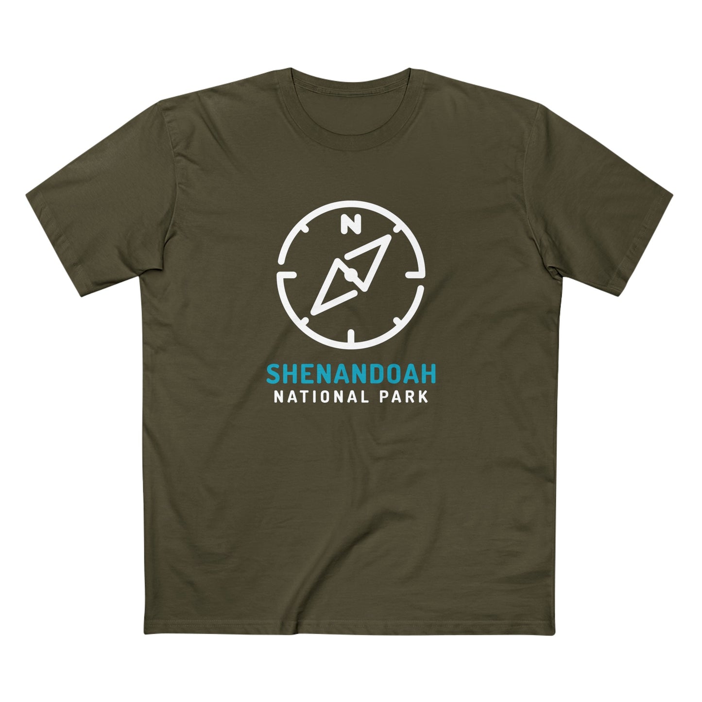 Shenandoah National Park T-Shirt Compass Design