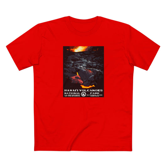 Hawai'i Volcanoes National Park T-Shirt in Red