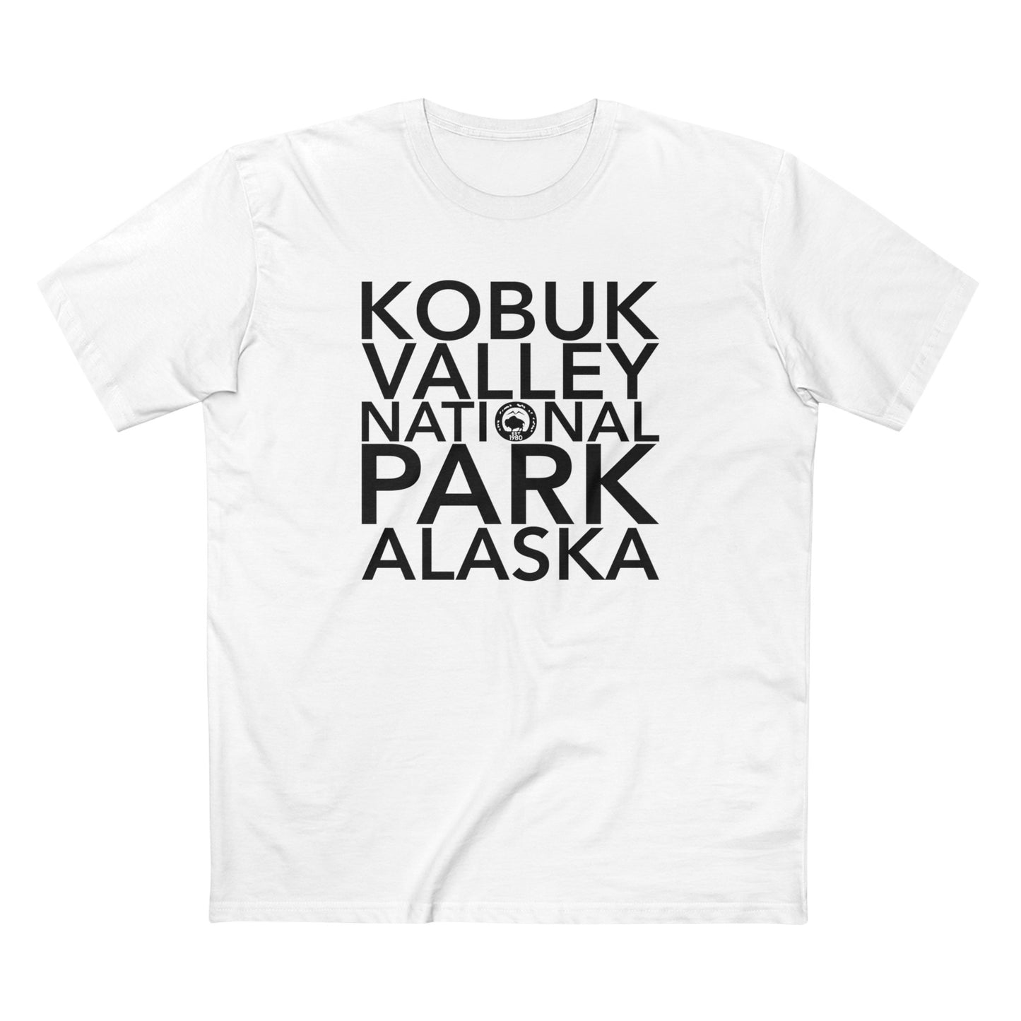 Kobuk Valley National Park T-Shirt Block Text