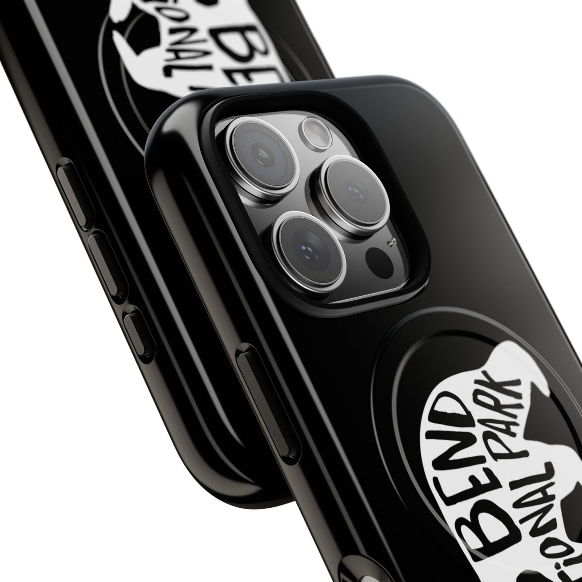 Big Bend National Park iPhone Case with MagSafe - Black Bear Design