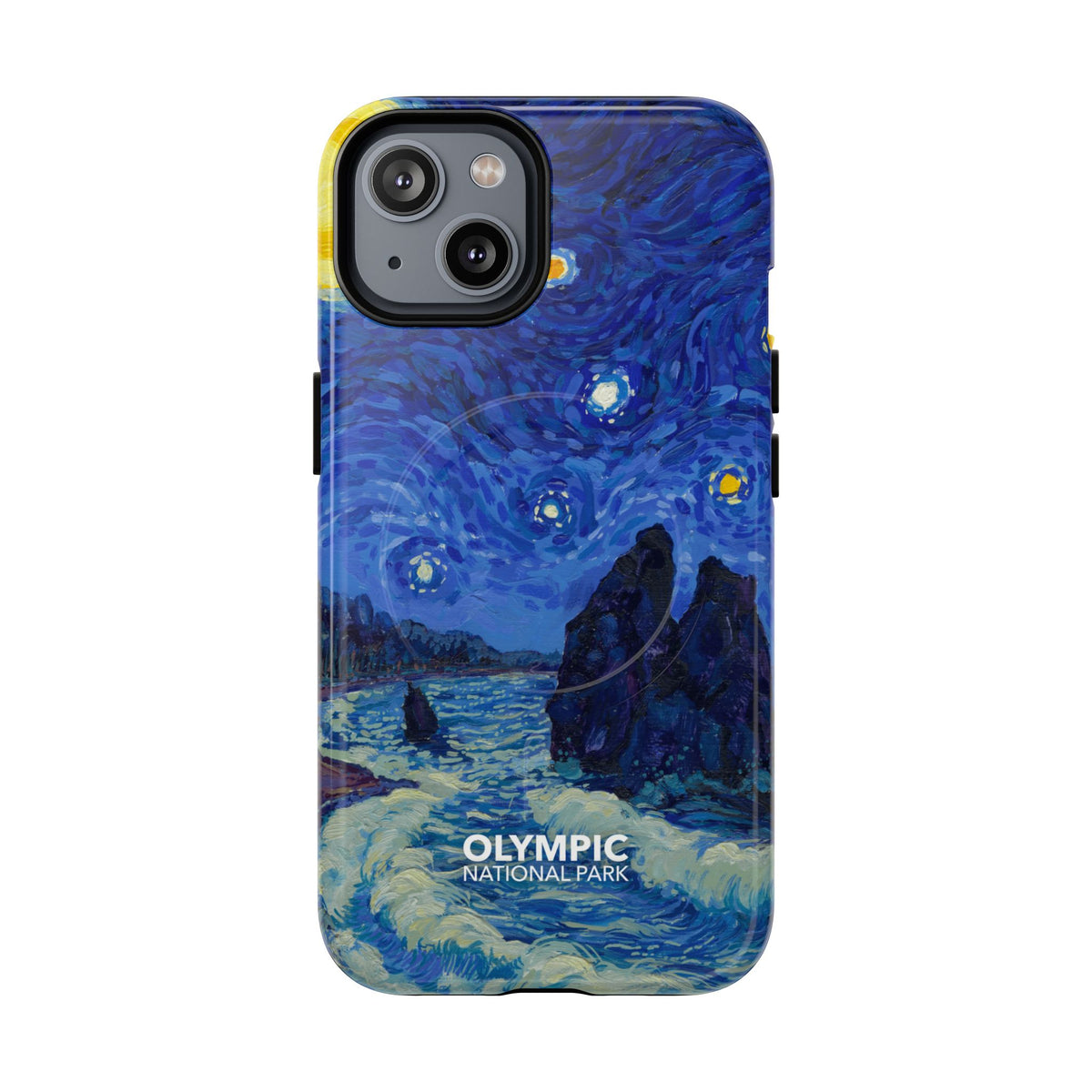 Olympic National Park iPhone Case with MagSafe - Starry Night