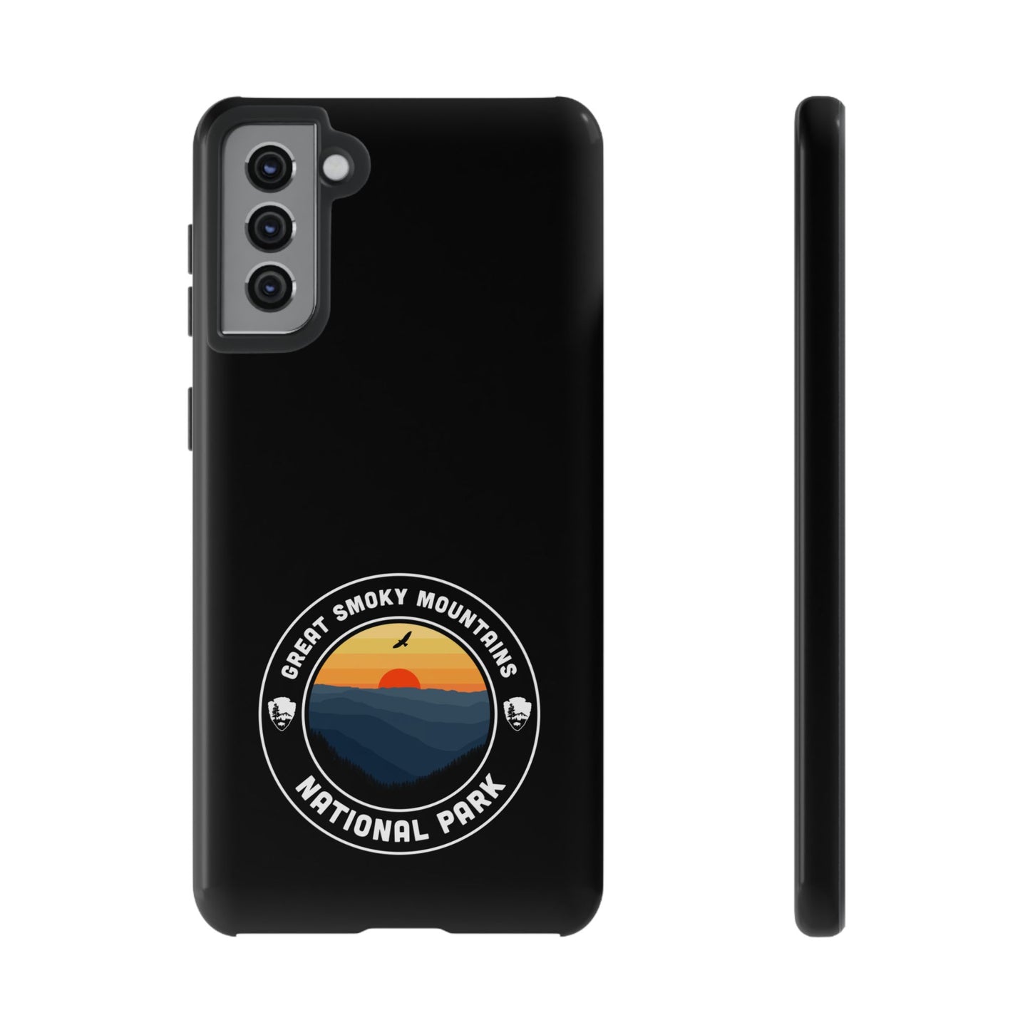 Great Smoky Mountains National Park Phone Case - Round Emblem Design