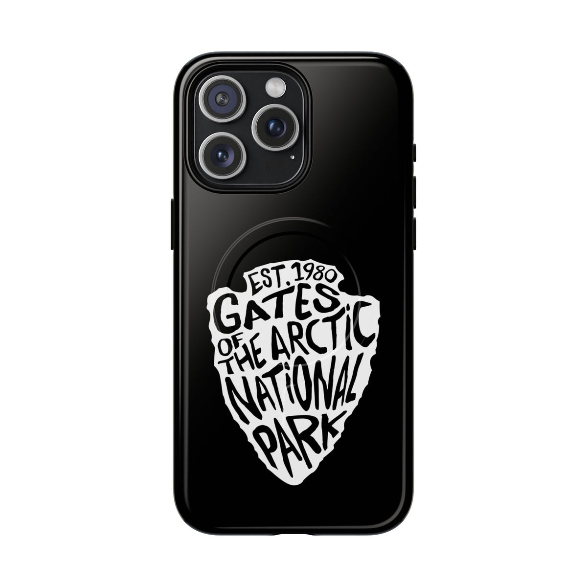Gates of the Arctic National Park iPhone Case with MagSafe - Arrowhead Design