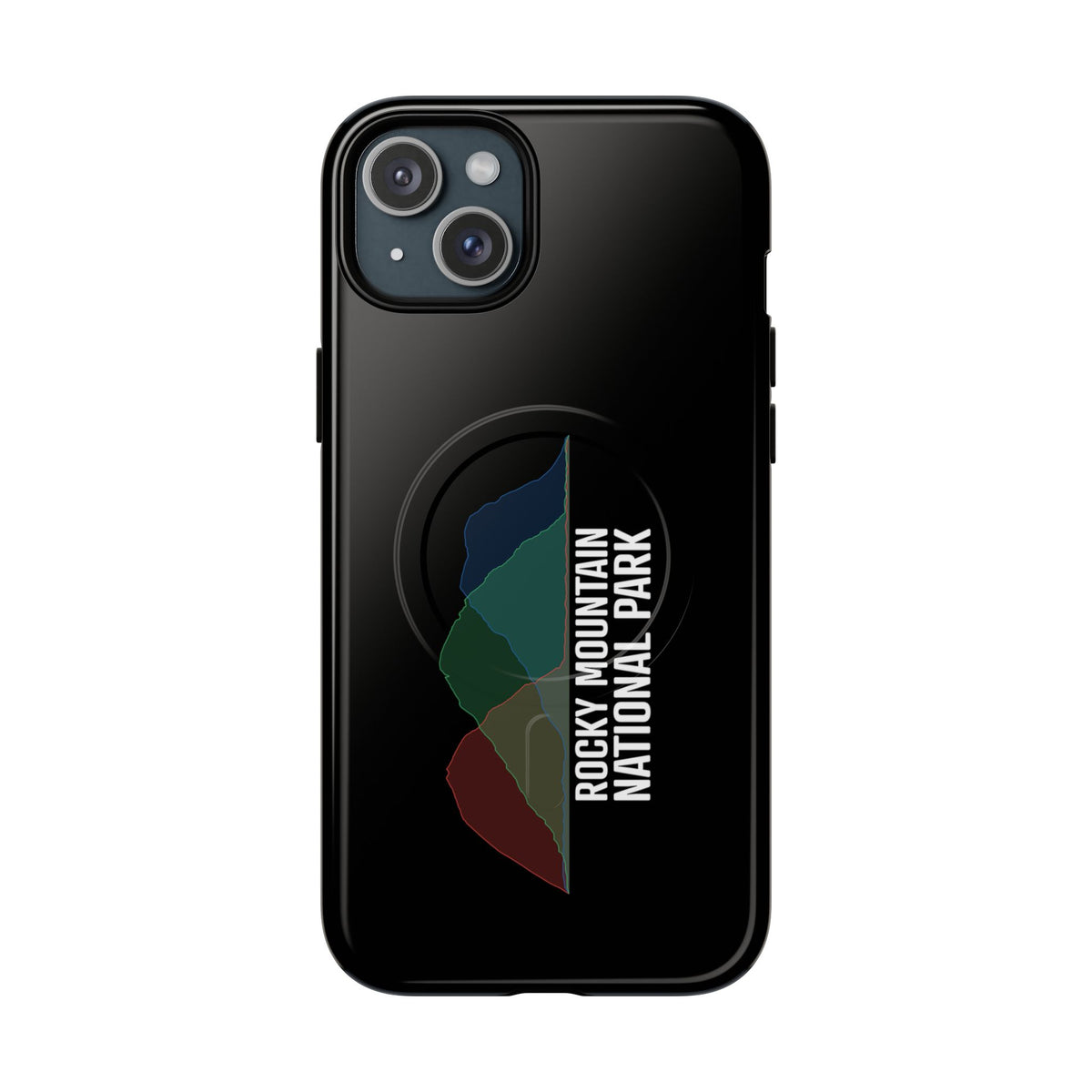 Rocky Mountain National Park iPhone Case with MagSafe - Histogram Design