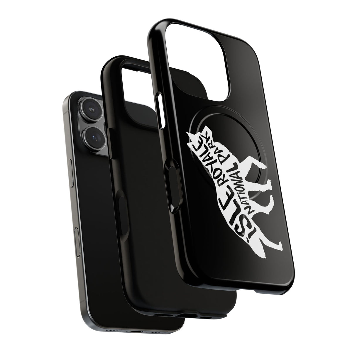 Isle Royale National Park iPhone Case with MagSafe - Wolf Design