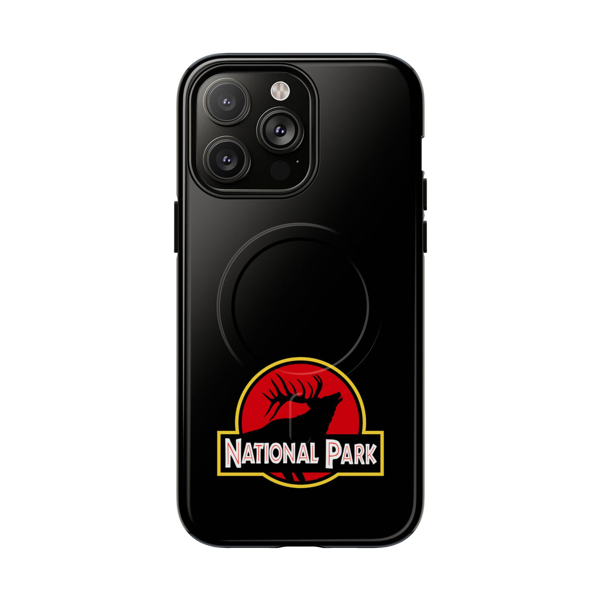 Elk National Park iPhone Case with MagSafe - Parody Logo