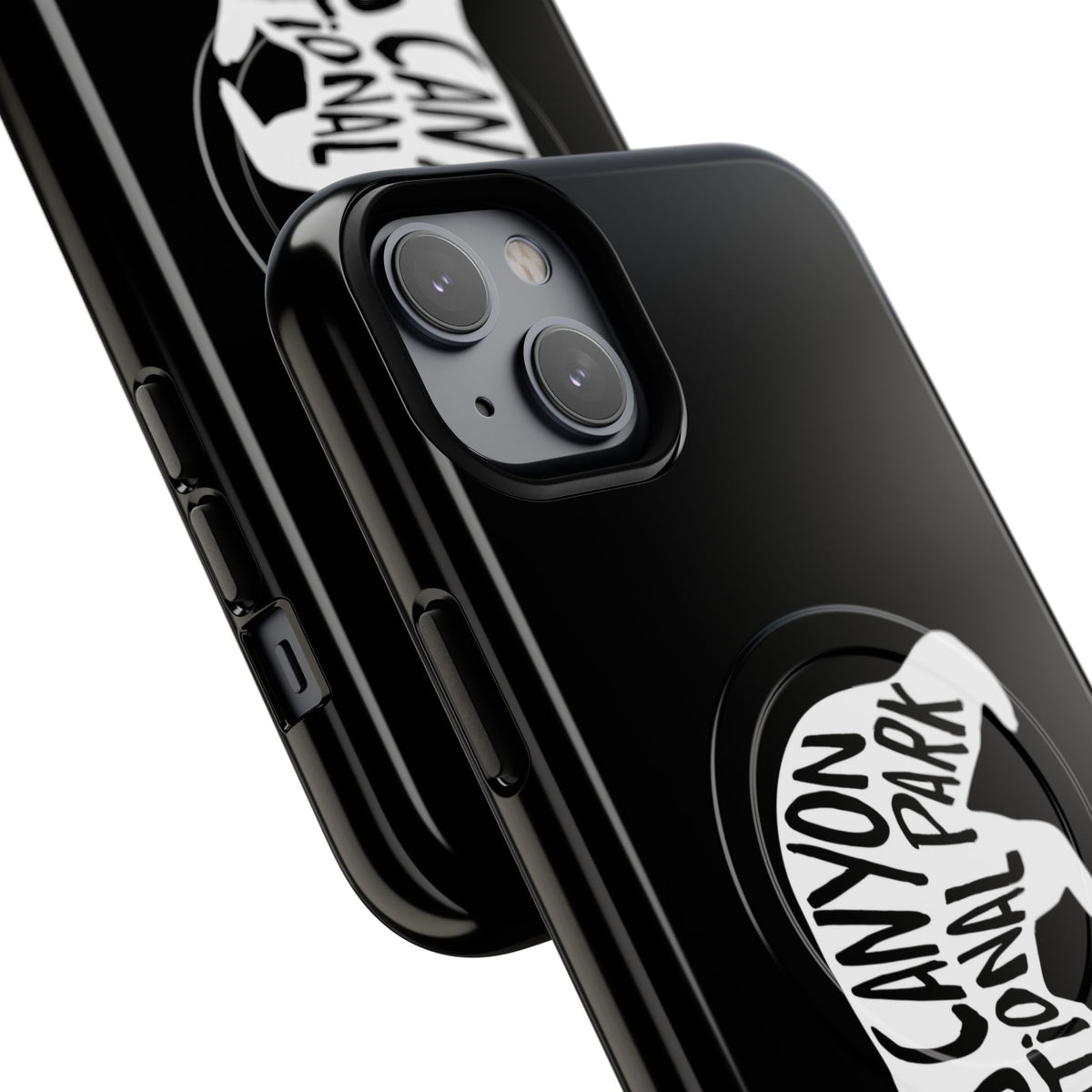 Kings Canyon National Park iPhone Case with MagSafe - Black Bear Design