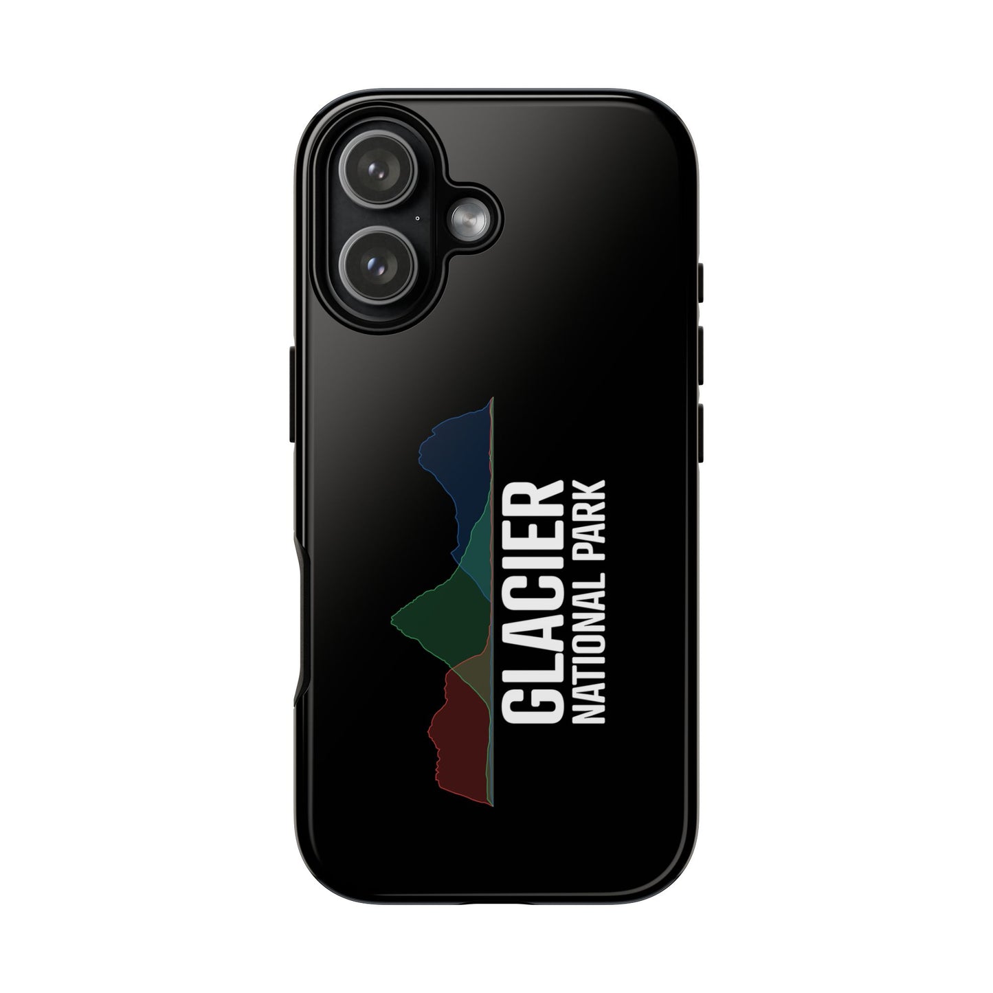 Glacier National Park Phone Case - Histogram Design