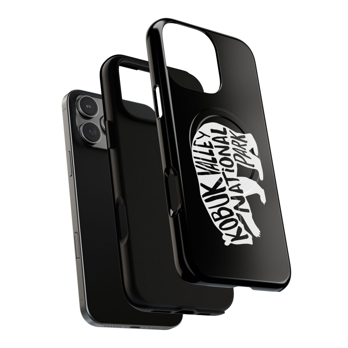Kobuk Valley National Park iPhone Case with MagSafe - Grizzly Bear Design