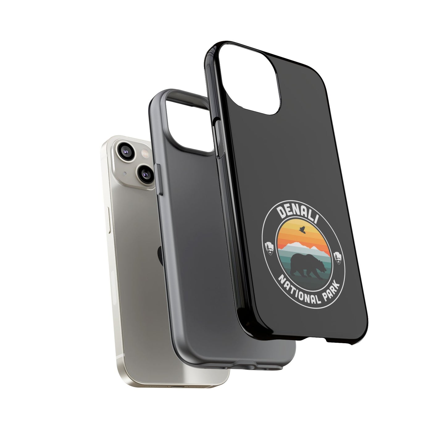 Denali National Park Phone Case - Round Emblem Design