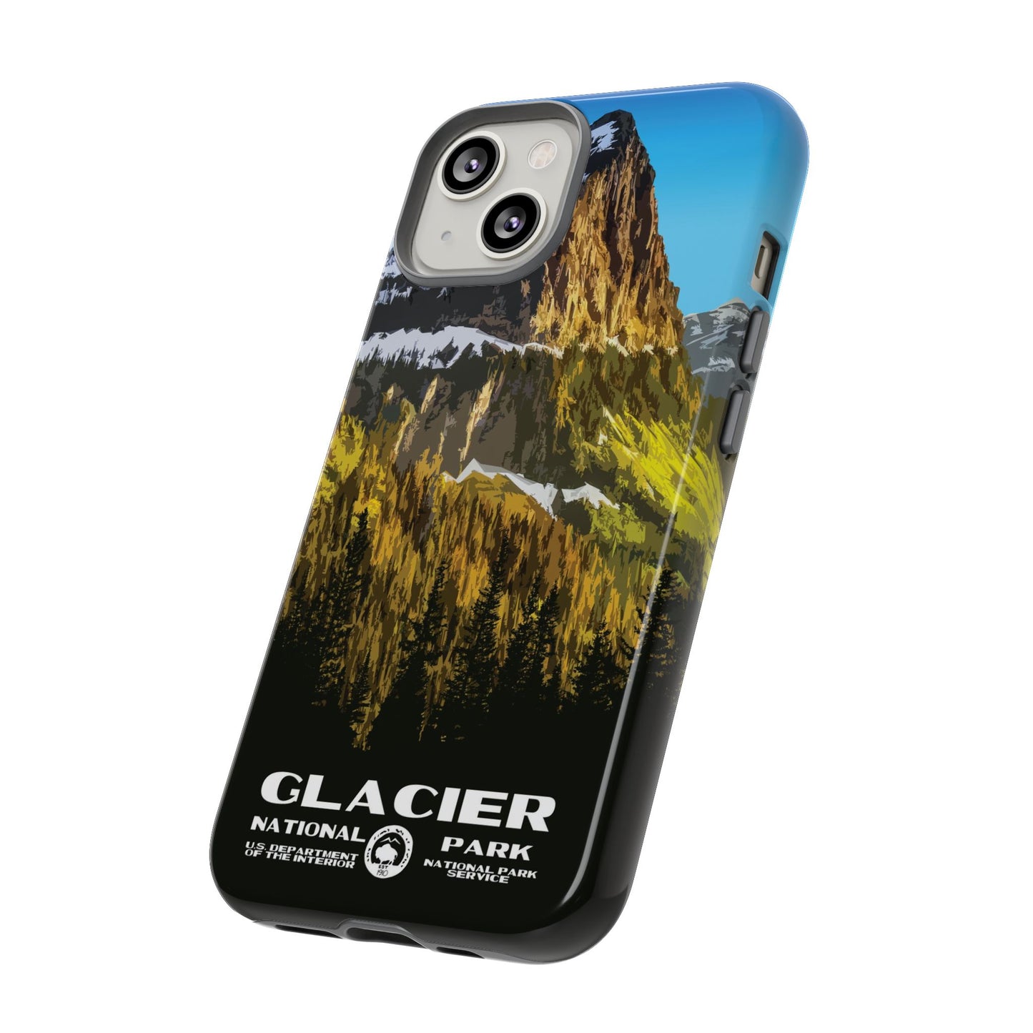 Glacier National Park Phone Case - WPA Style