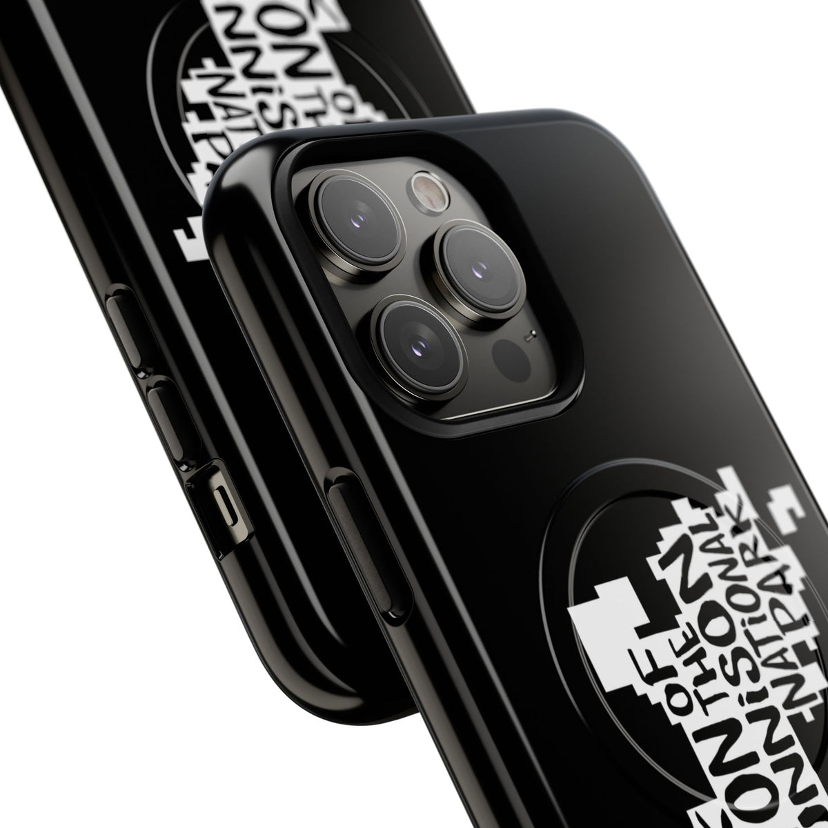 Black Canyon of the Gunnison National Park iPhone Case with MagSafe - Map Design