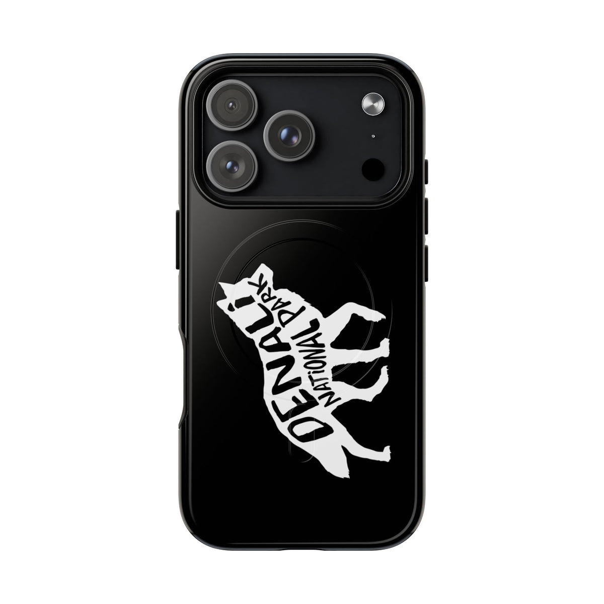 Denali National Park iPhone Case with MagSafe - Wolf Design