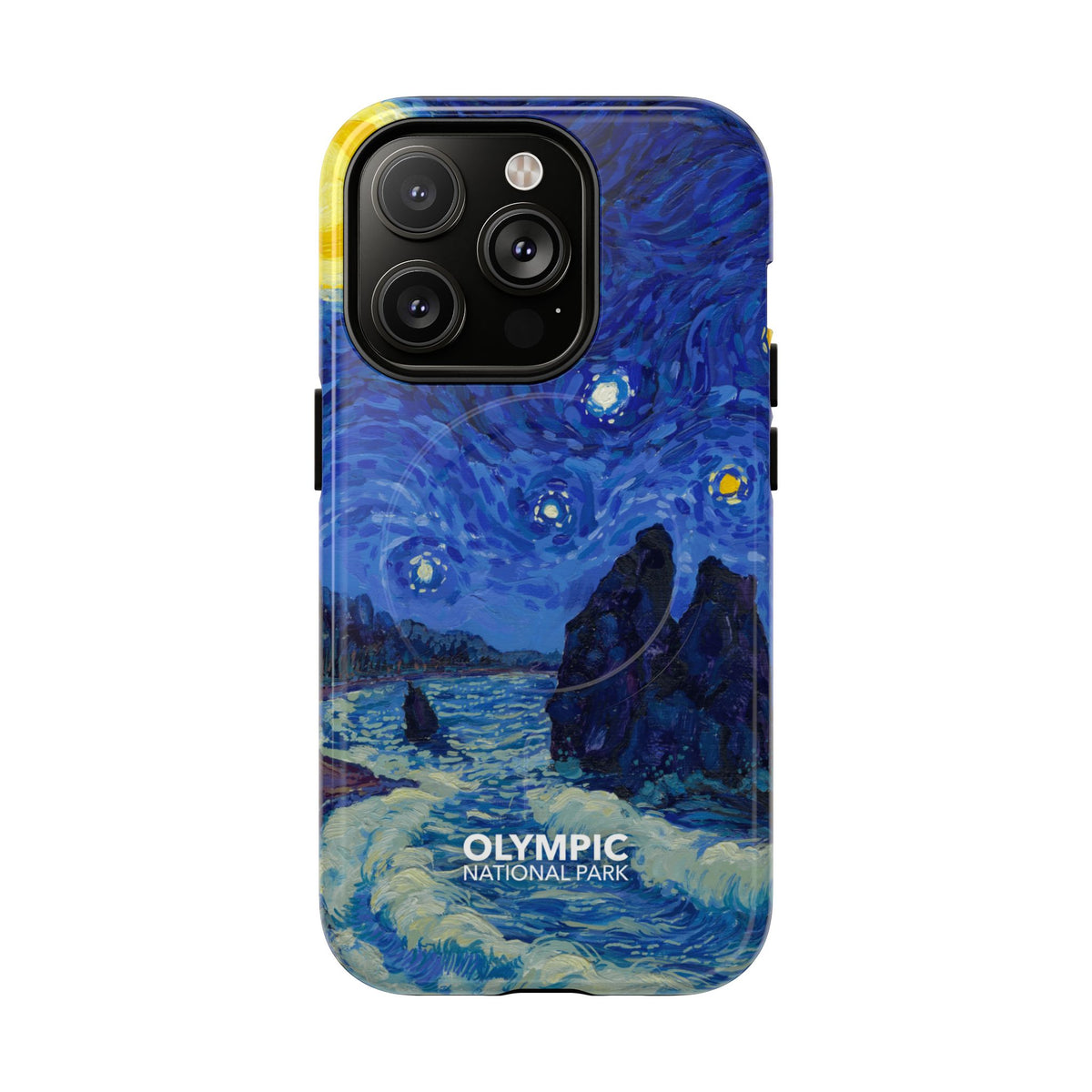 Olympic National Park iPhone Case with MagSafe - Starry Night