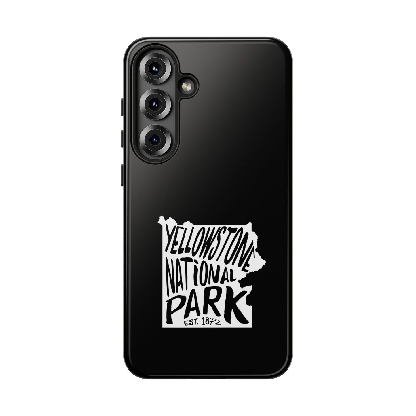 Yellowstone National Park Phone Case - Map Design