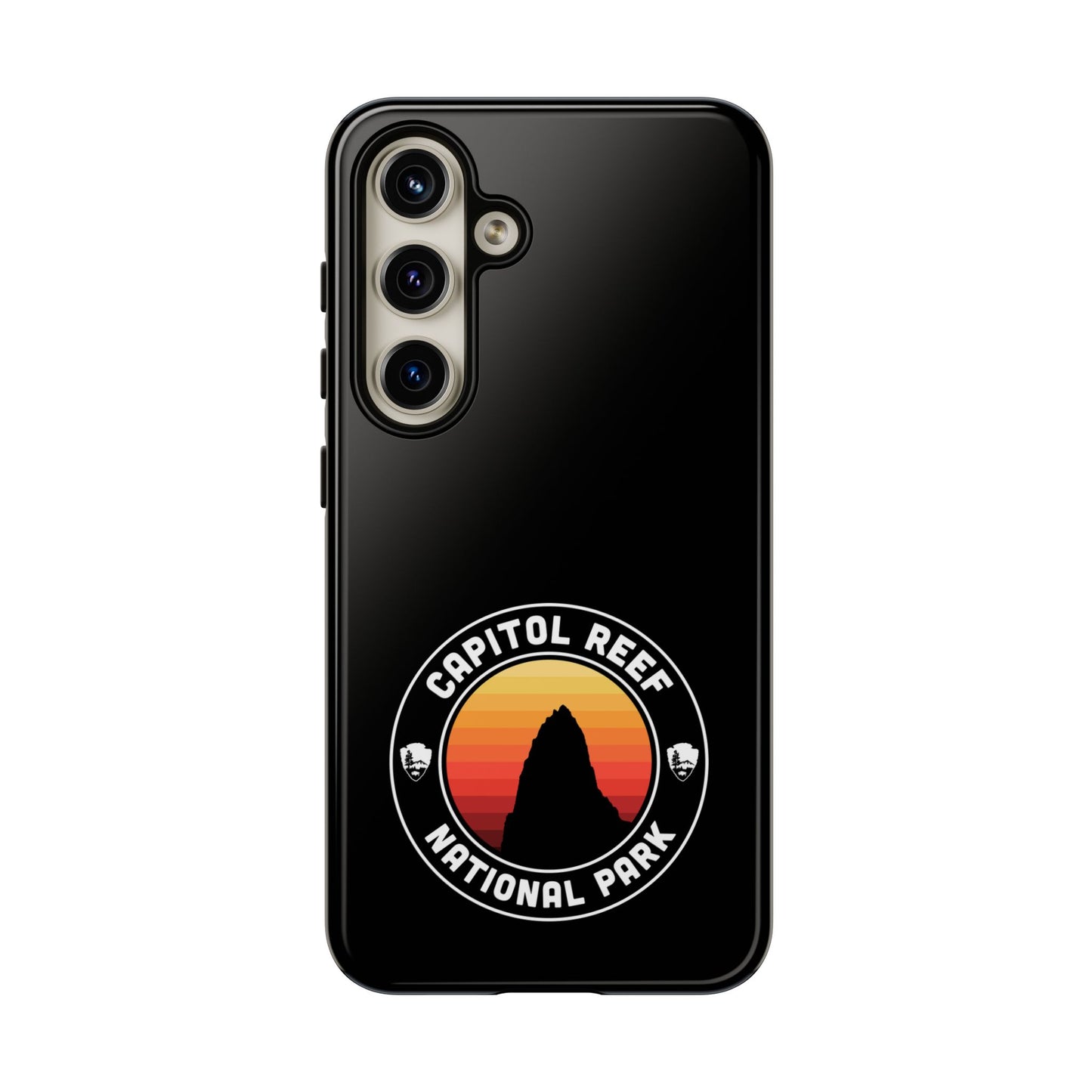 Capitol Reef National Park Phone Case - Round Emblem Design