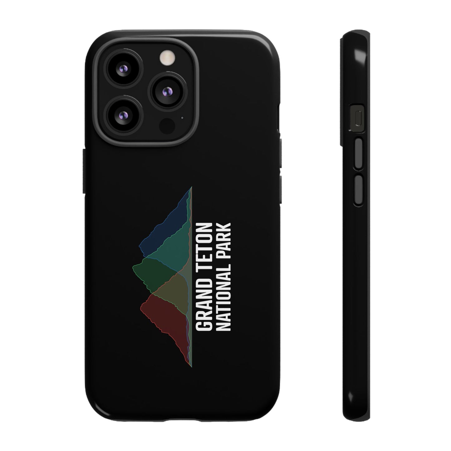 Grand Teton National Park Phone Case - Histogram Design