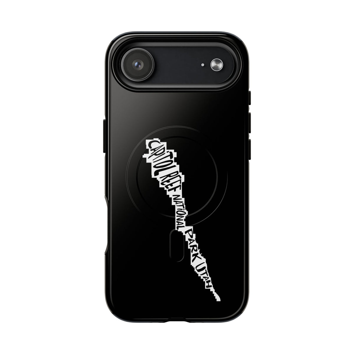 Capitol Reef National Park iPhone Case with MagSafe - Map Design