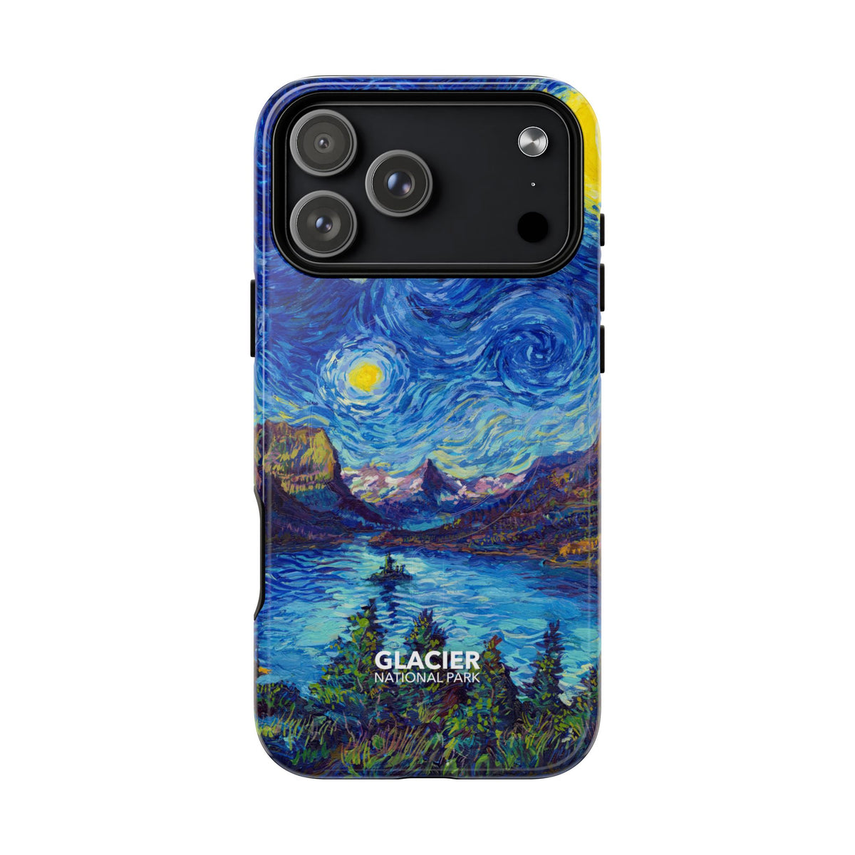 Glacier National Park iPhone Case with MagSafe - Starry Night