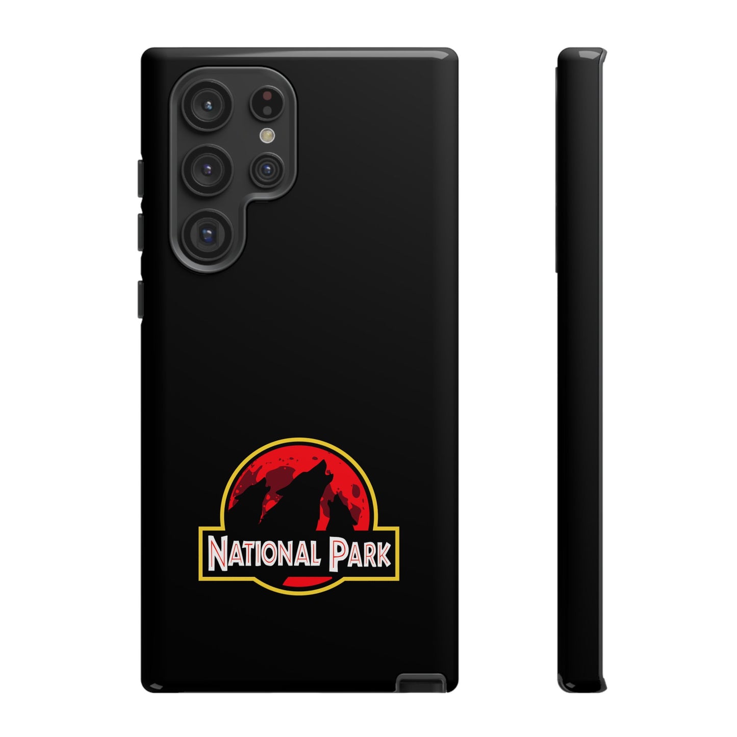 3 Wolf National Park iPhone Case - Parody Logo