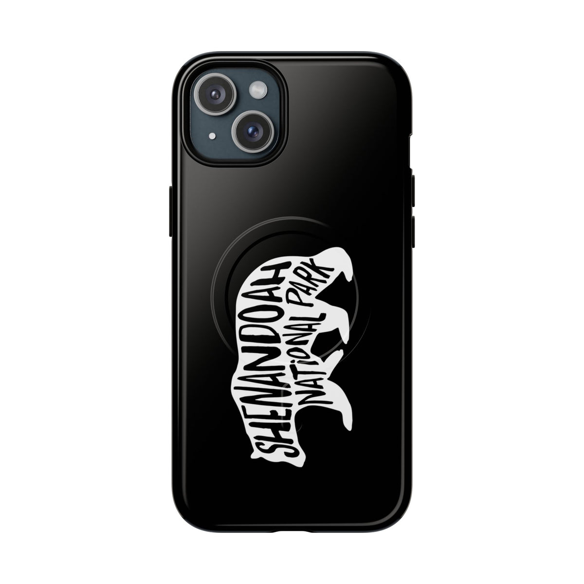 Shenandoah National Park iPhone Case with MagSafe - Black Bear Design