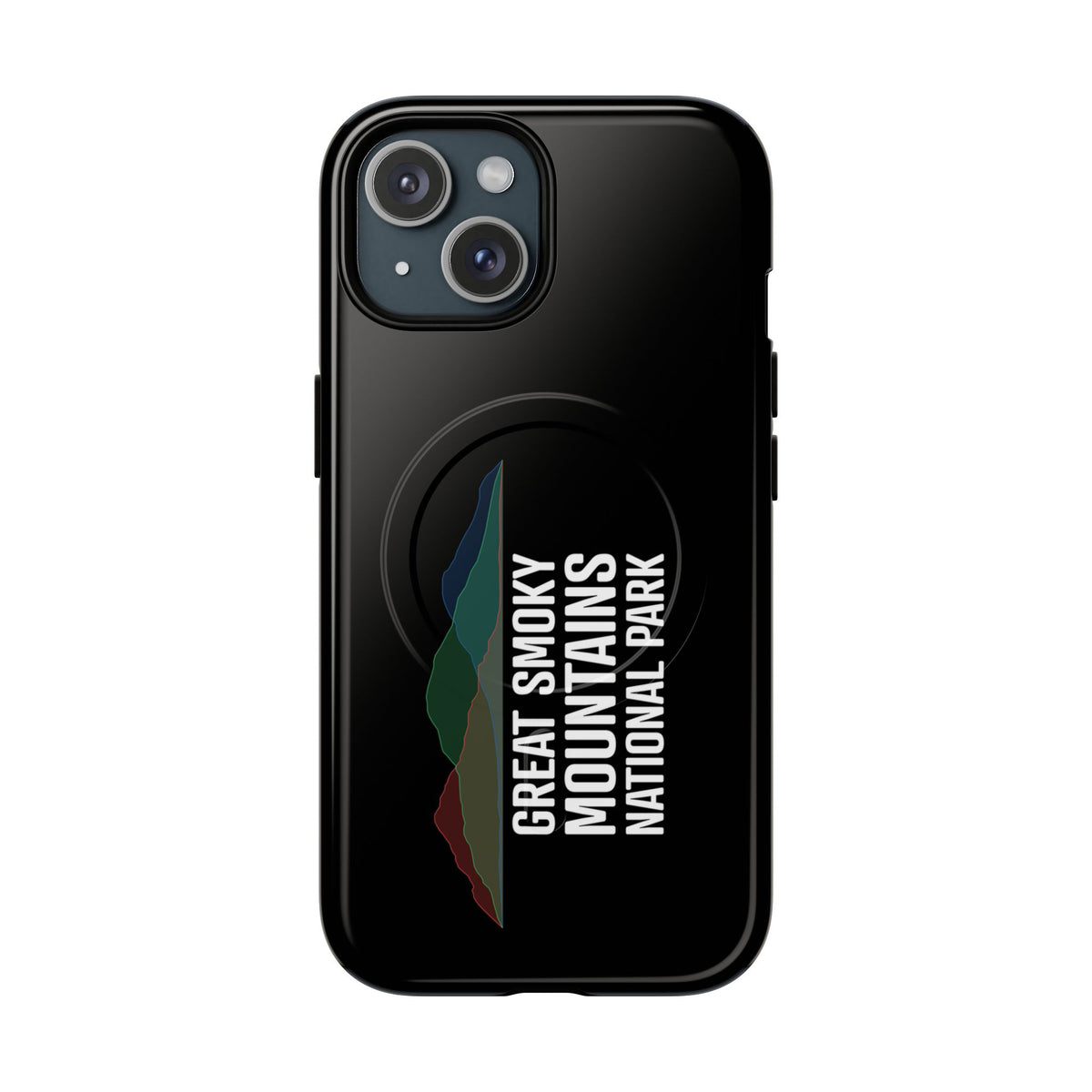 Great Smoky Mountains National Park iPhone Case with MagSafe - Histogram Design