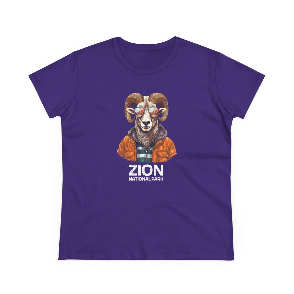 Zion National Park Women's T-Shirt - Cool Bighorn Sheep