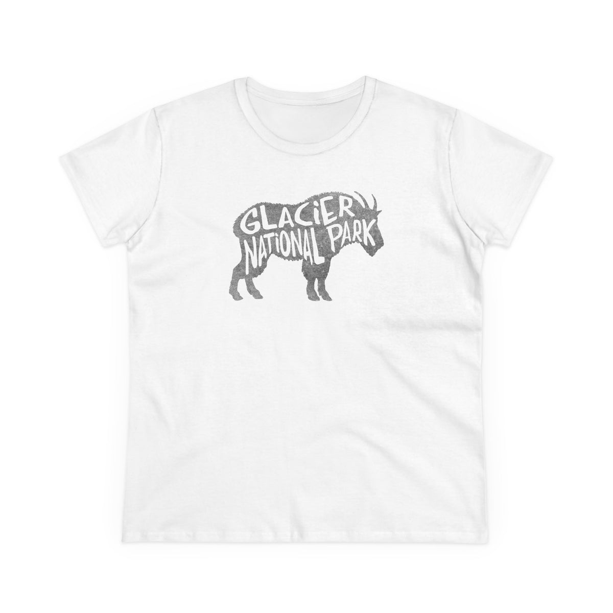 Glacier National Park Women's T-Shirt - Mountain Goat