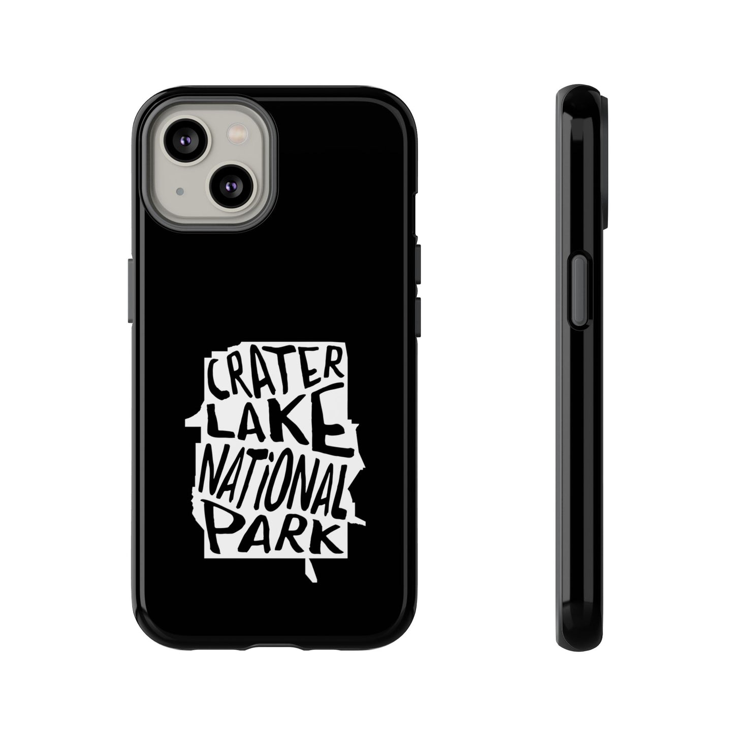 Crater Lake National Park Phone Case - Map Design