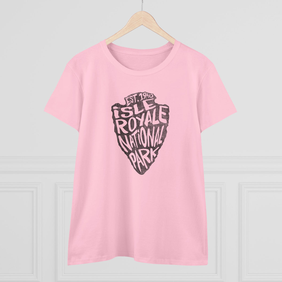Isle Royale National Park Women's T-Shirt - Arrowhead Design