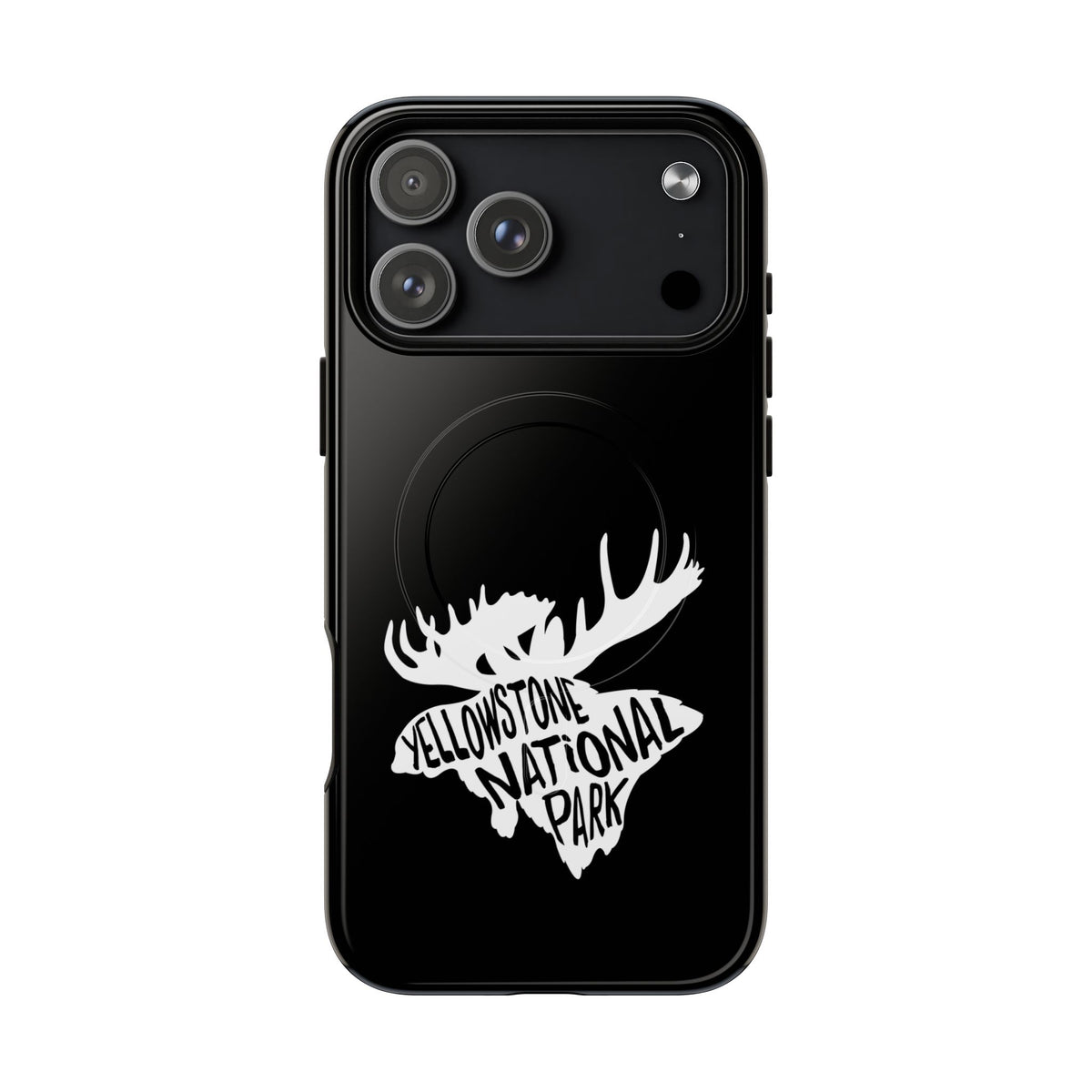 Yellowstone National Park iPhone Case with MagSafe - Moose Design