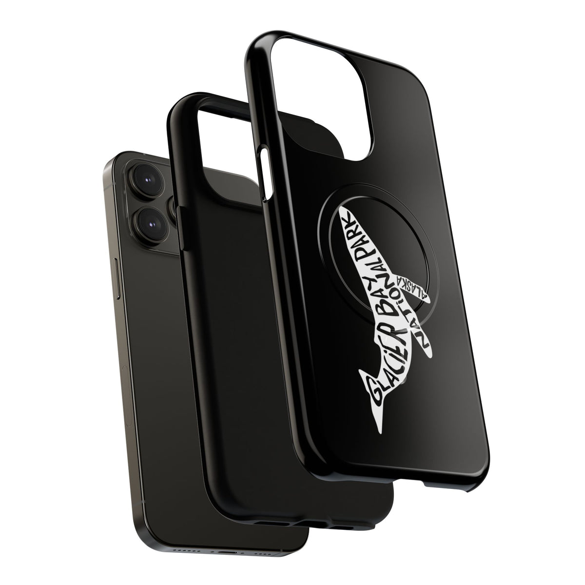 Glacier Bay National Park iPhone Case with MagSafe - Humpback Whale Design