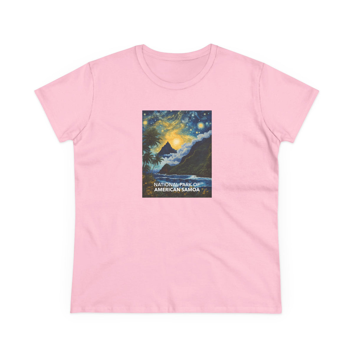 National Park of American Samoa Women's T-Shirt - Starry Night