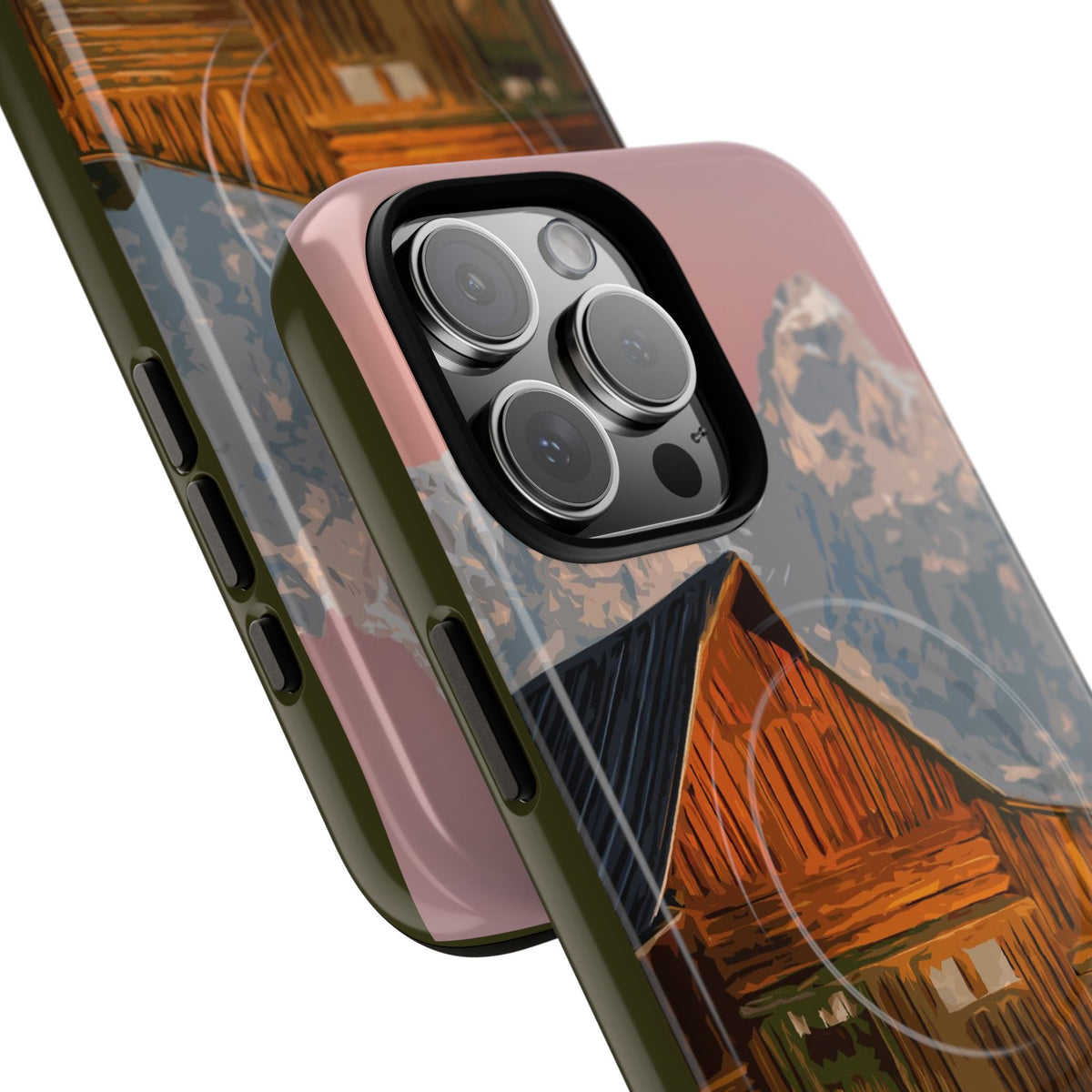 Grand Teton National Park iPhone Case with MagSafe - Moulton Barn