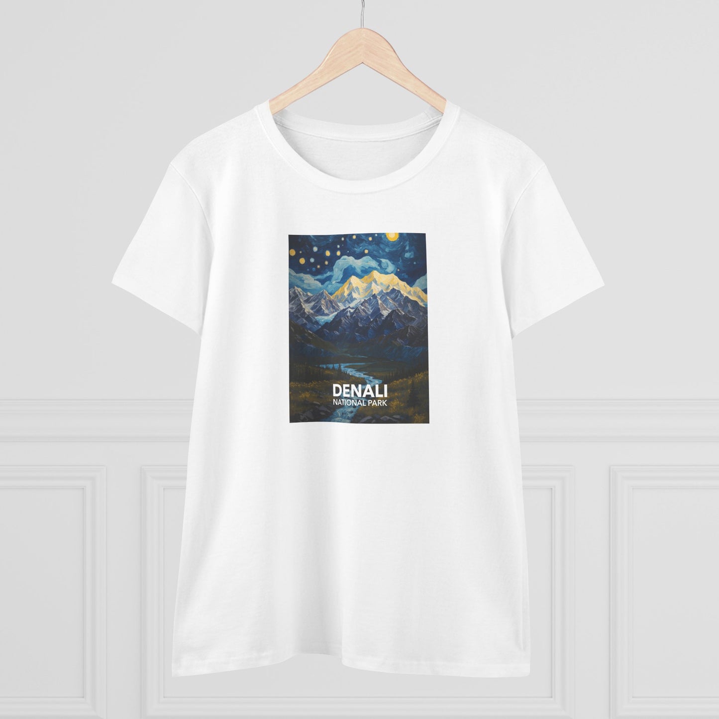 Denali National Park Women's T-Shirt - Starry Night