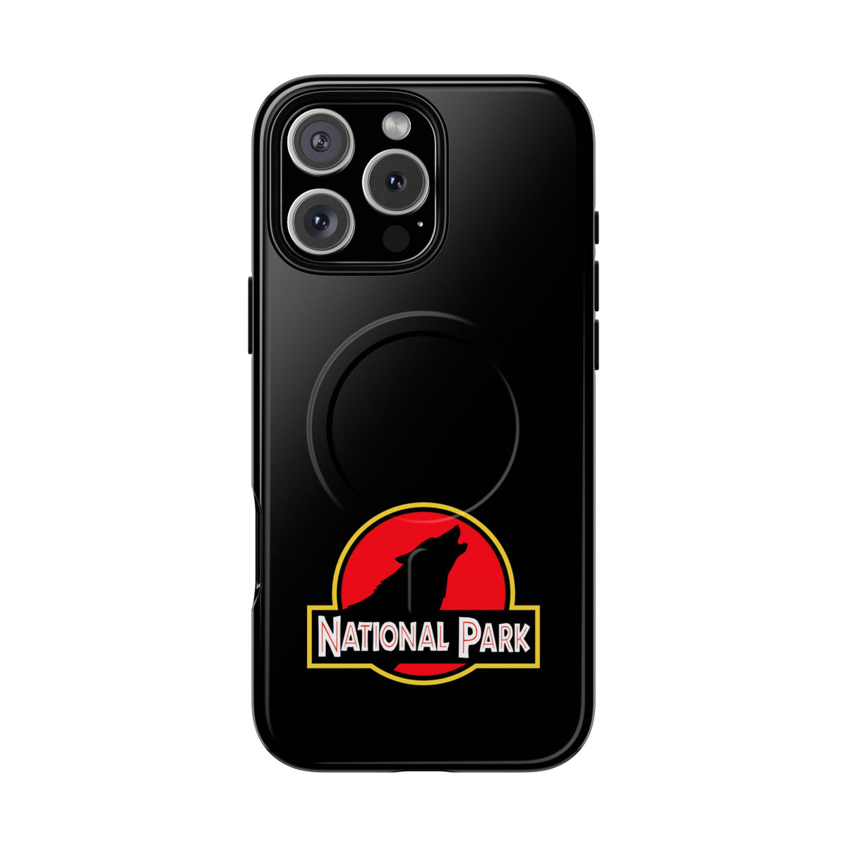 Wolf National Park iPhone Case with MagSafe - Parody Logo