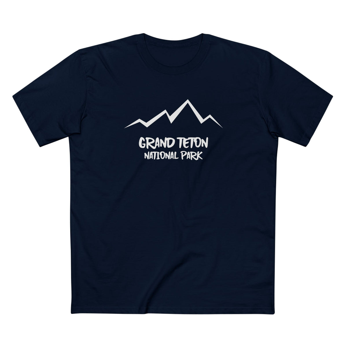 Grand Teton National Park T-Shirt Stamp in Navy