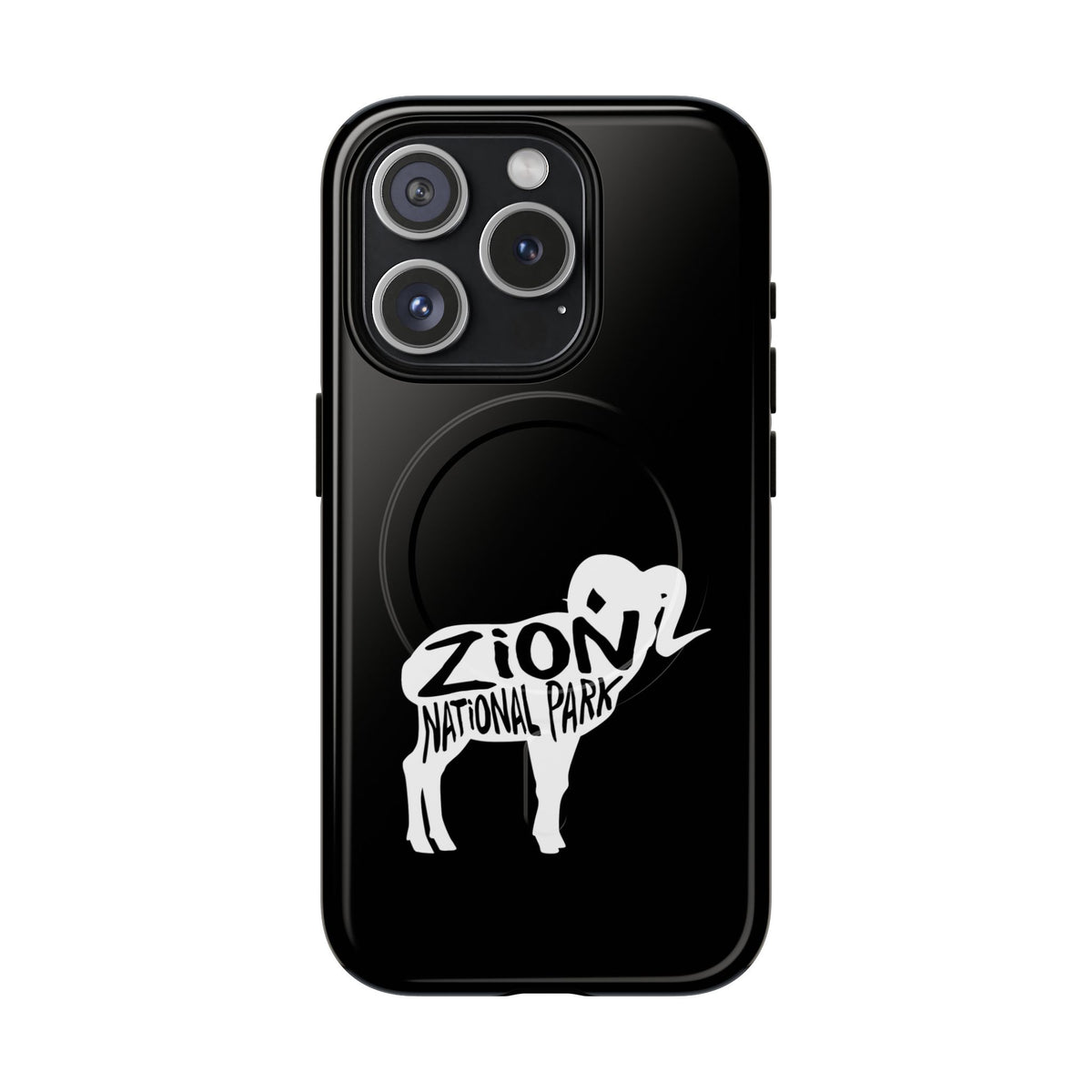 Zion National Park iPhone Case with MagSafe - Bighorn Sheep Design