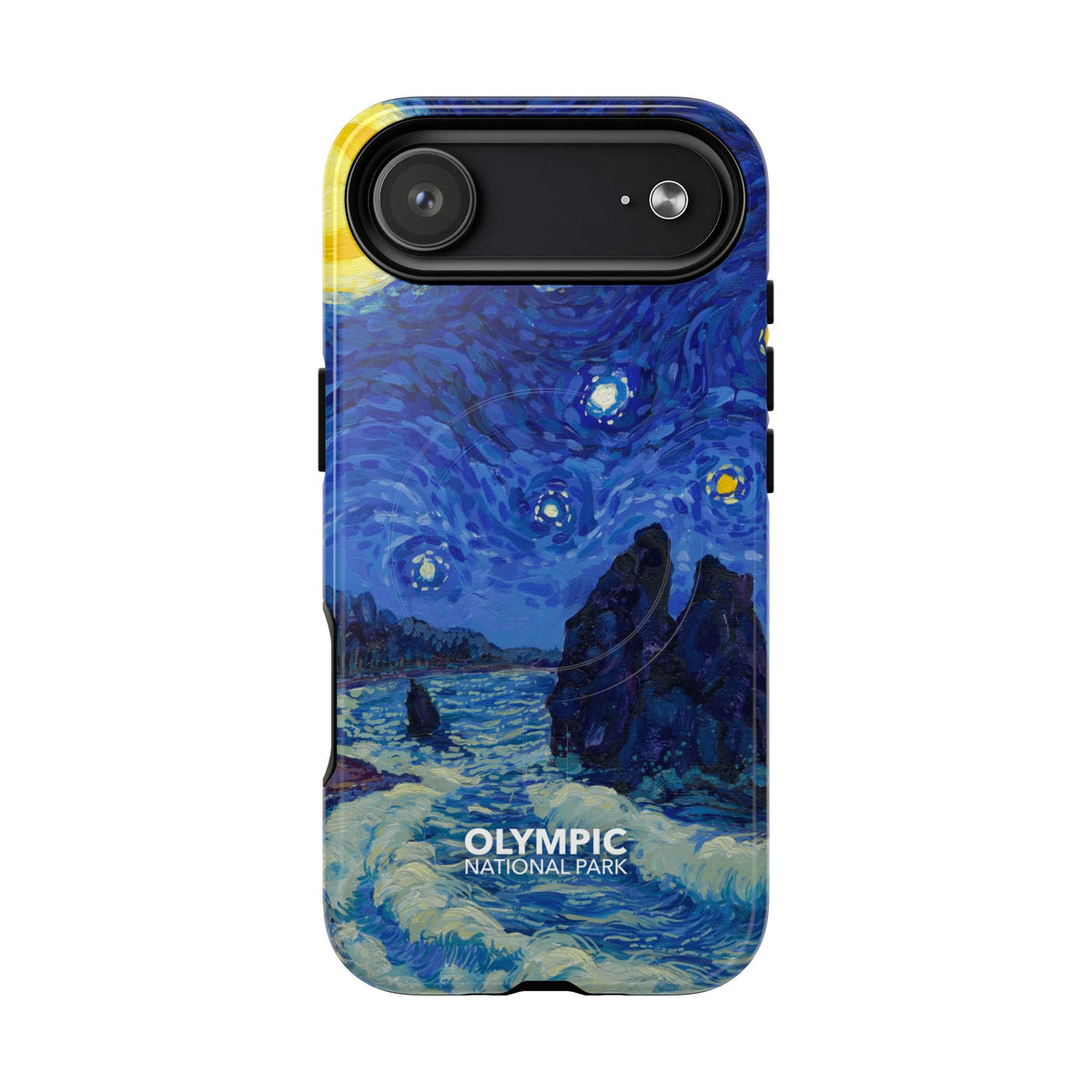 Olympic National Park iPhone Case with MagSafe - Starry Night