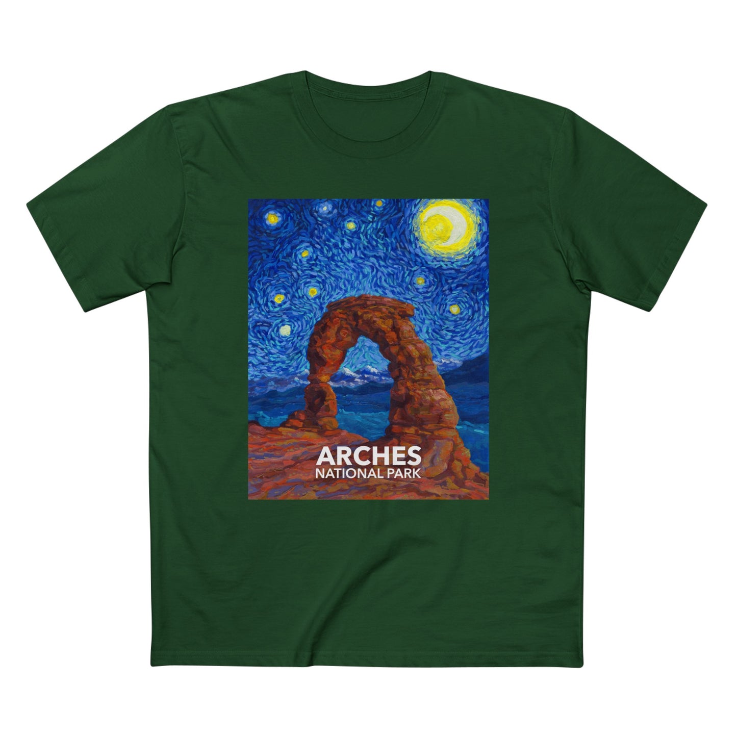 Arches National Park T-Shirt - The Starry Night