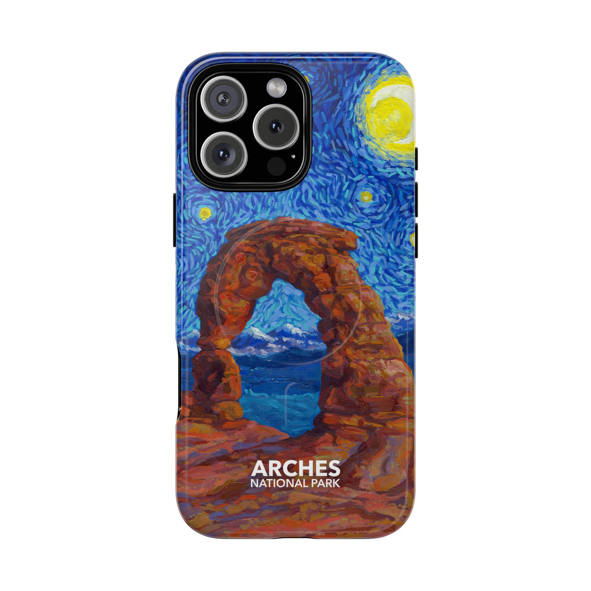 Arches National Park iPhone Case with MagSafe - Starry Night