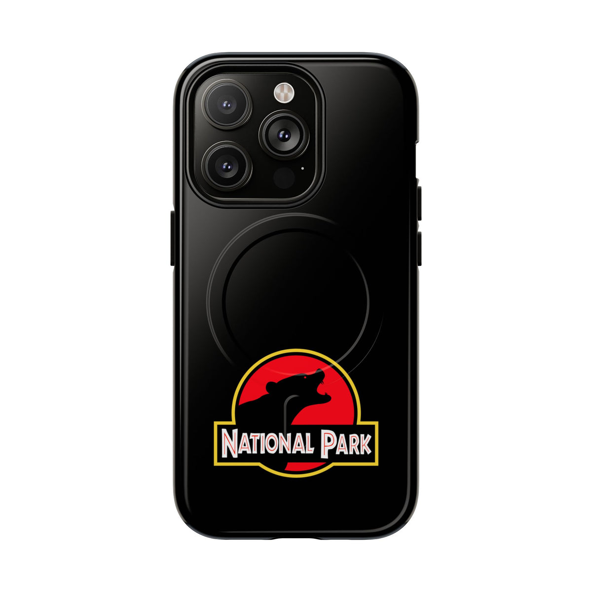 Bear National Park iPhone Case with MagSafe - Parody Logo