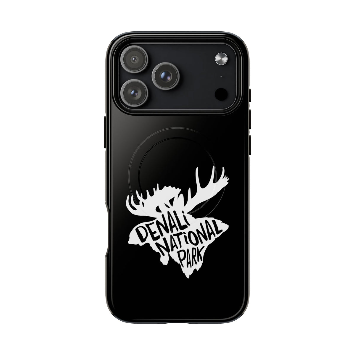 Denali National Park iPhone Case with MagSafe - Moose Design