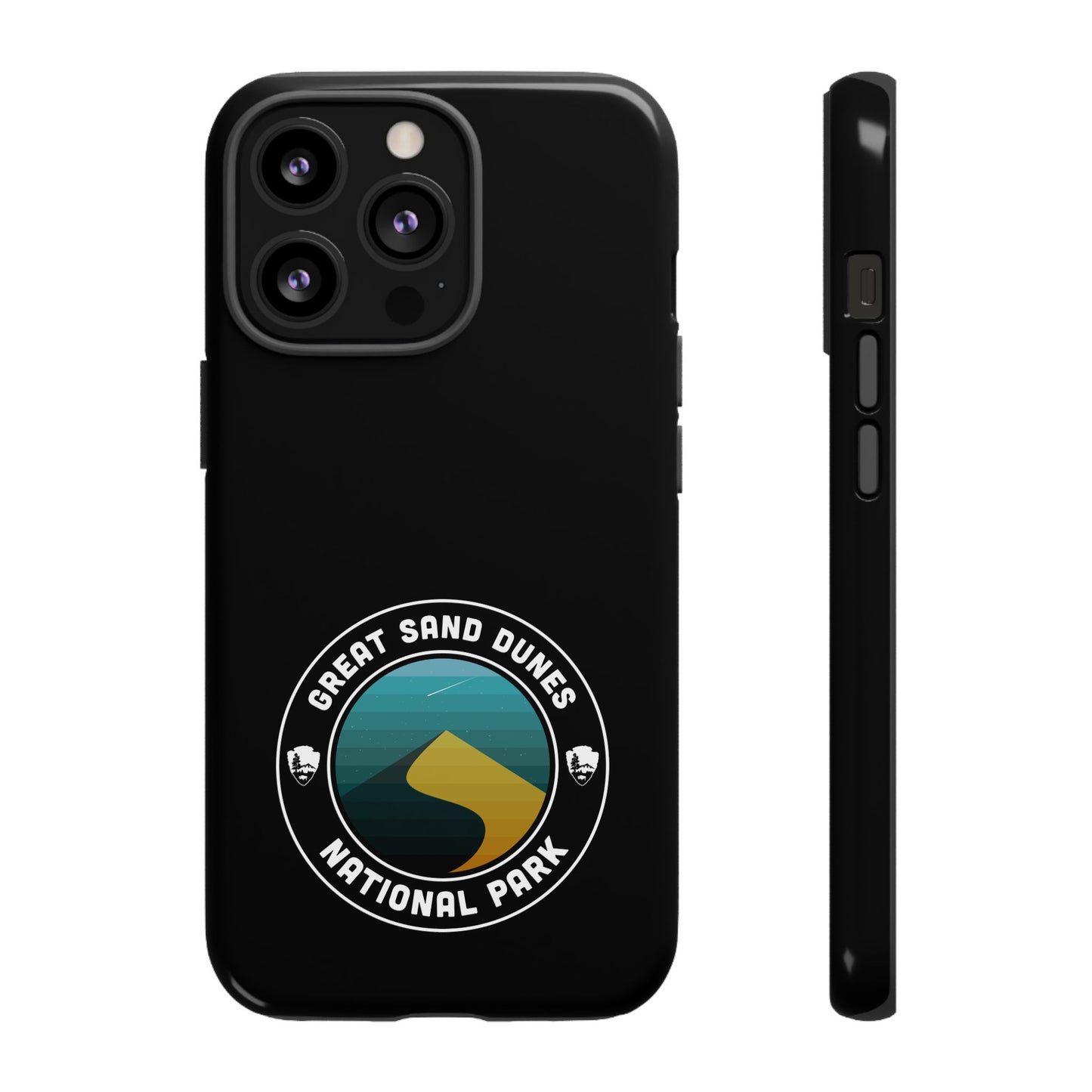 Great Sand Dunes National Park Phone Case - Round Emblem Design