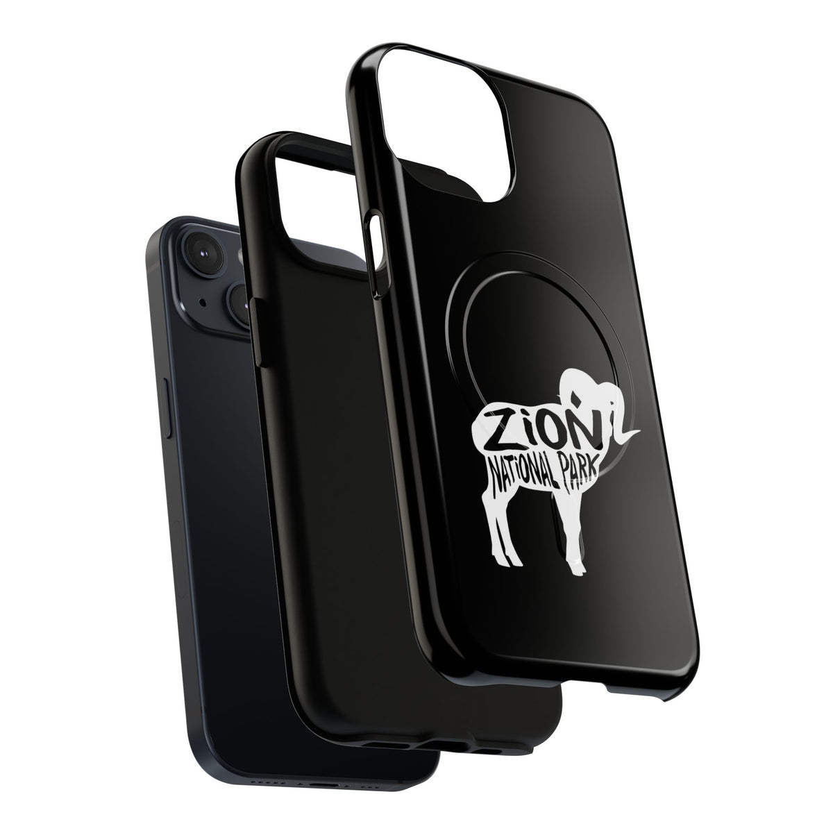 Zion National Park iPhone Case with MagSafe - Bighorn Sheep Design