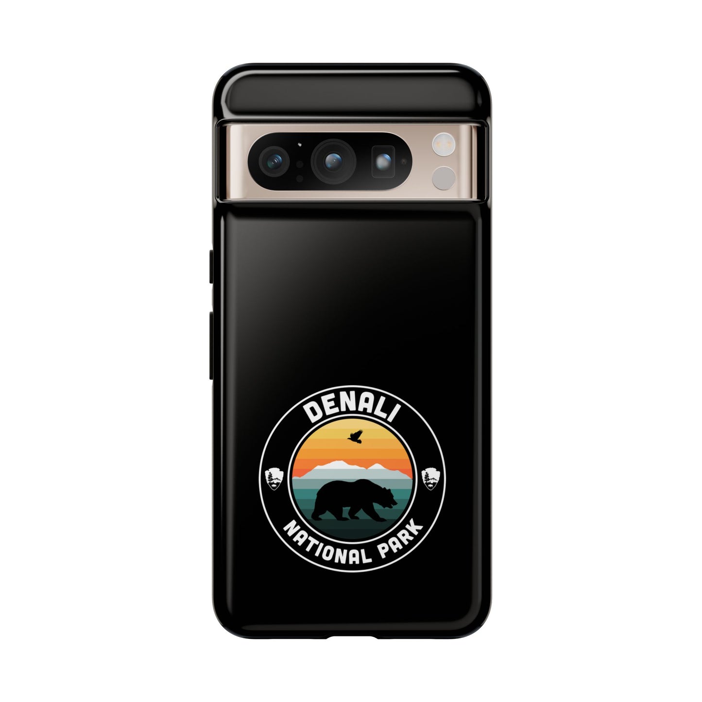 Denali National Park Phone Case - Round Emblem Design