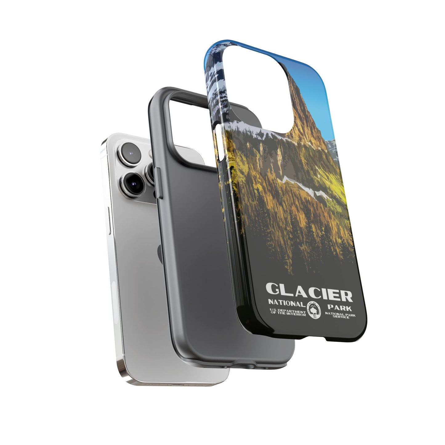 Glacier National Park Phone Case - WPA Style