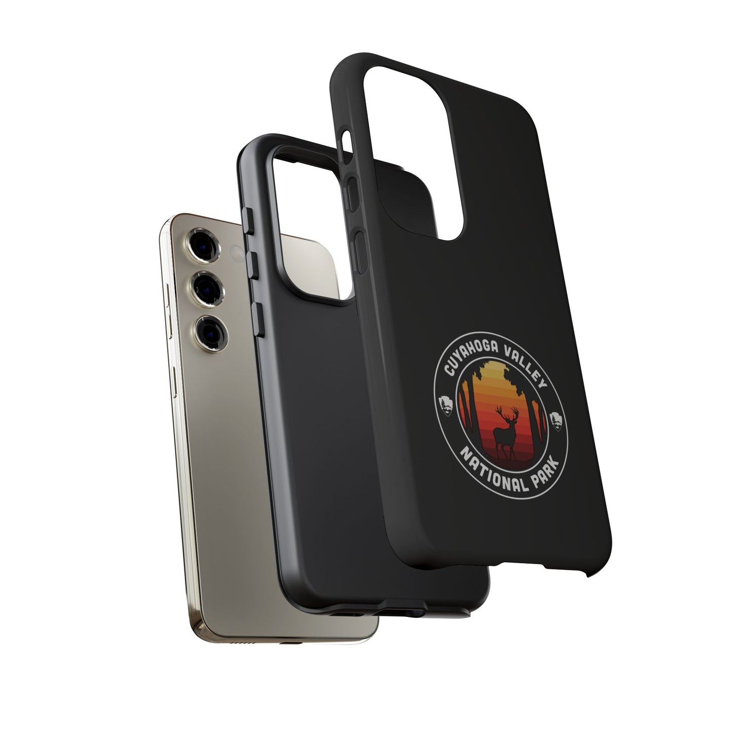 Cuyahoga Valley National Park Phone Case - Round Emblem Design