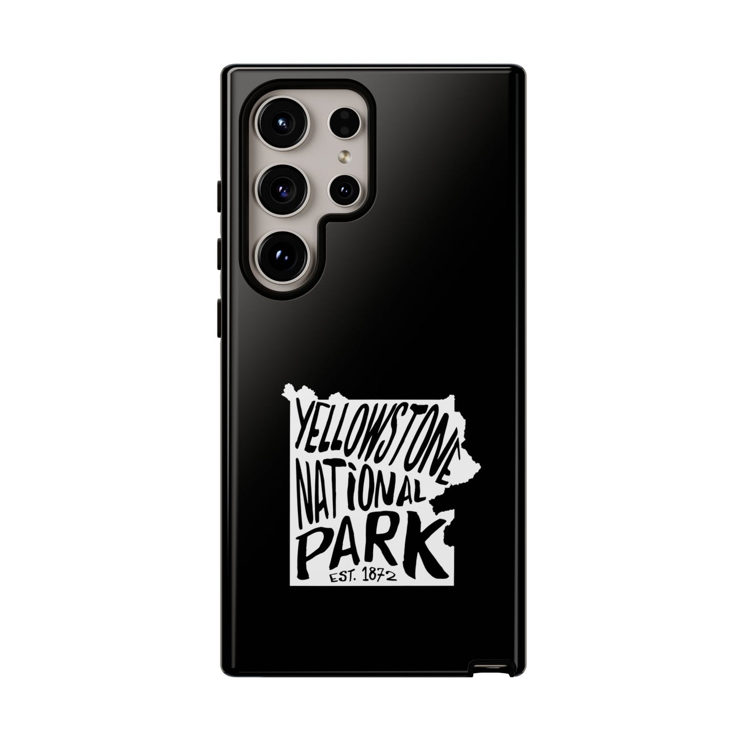 Yellowstone National Park Phone Case - Map Design